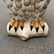 Porte-parapluie hibou en céramique italienne vintage