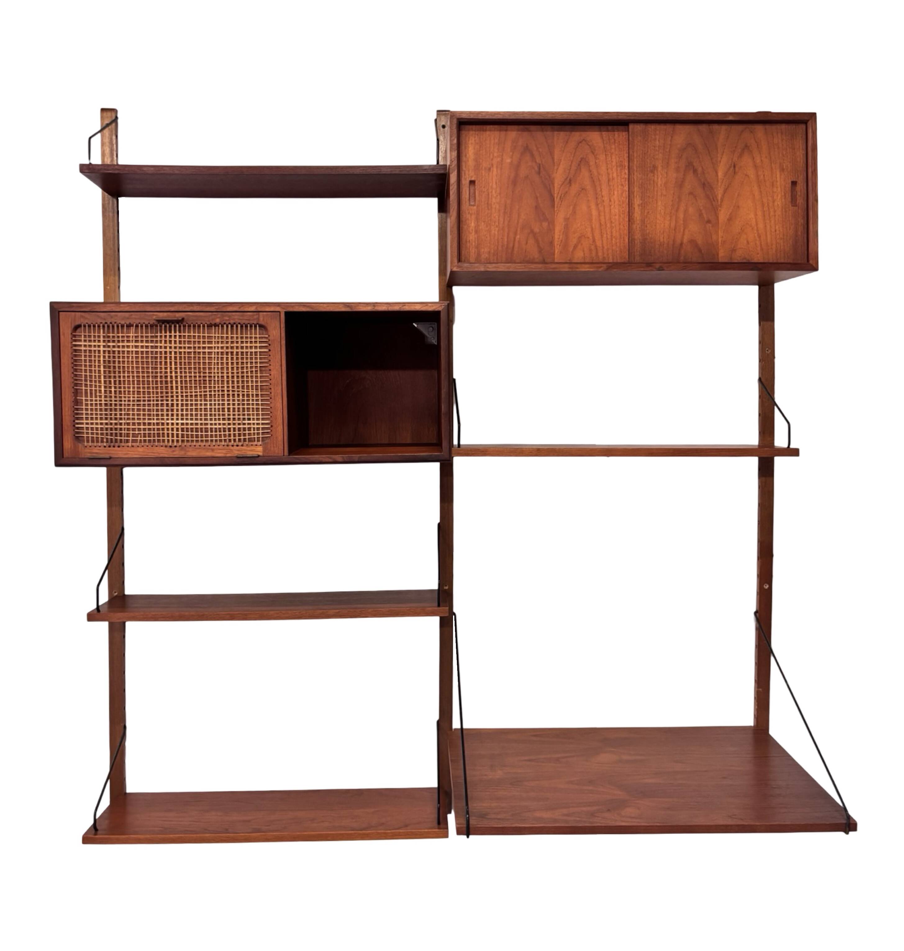 Vintage Poul Cadovius Royal System wall system wall unit