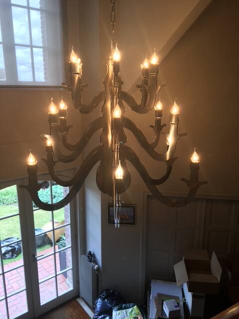 Chandelier cathedral Brand Van Egmond 18 bulbs