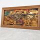 Vintage copper painting by Germain Rotsaert, 1960s