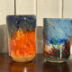 Da’ Rossi 2008 pair of artisanal handblown glass tumblers