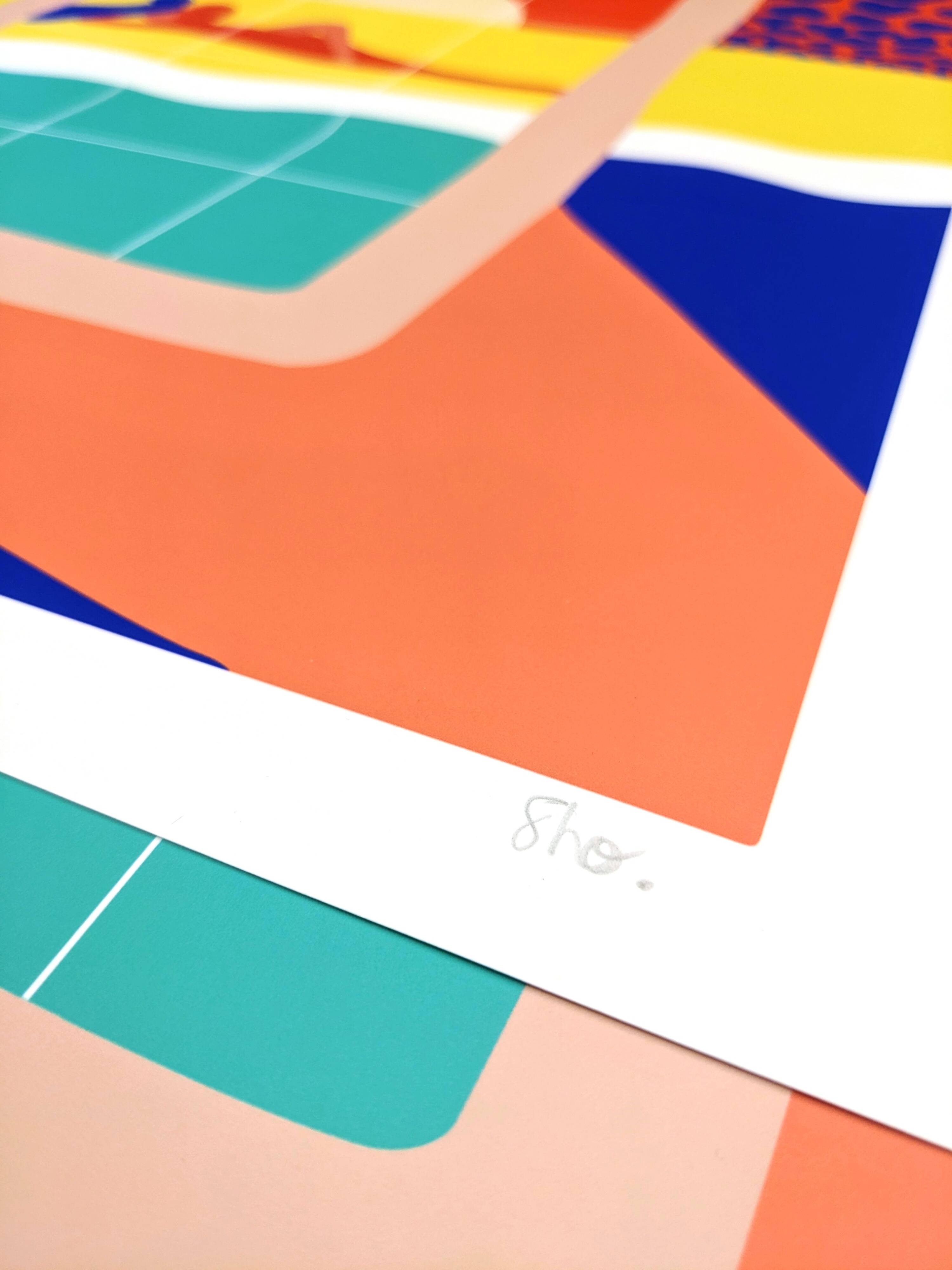 Art illustration numbered and signed by the artist