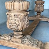 Farmhouse table monastery stripped extendable 300 cm