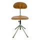 Green Industrial Workshop Chair, 1950s