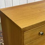 English chest of drawers from the 70s in mahogany