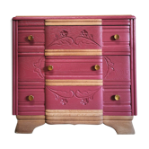 Wooden chest of drawers