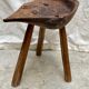 Tabouret art populaire brut