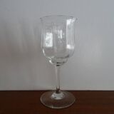 9 verres vin rouge cristal de Baccarat modèle Capri signés - 15 cm