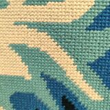 70s design flower tapestry