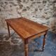 Antique dining table in French cherry wood 1900–1920 – Provincial farmhouse table