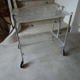 Platex frosted effect serving trolley