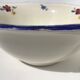 Mary Lou Digoin octagonal salad bowl diameter 28cm dark blue edge