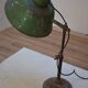Green industrial lamp