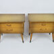 Paire de tables de chevet, années 1960