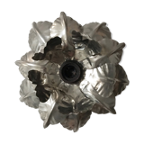 Silver sconce metal flower from the 70's