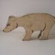 Wooden old toy bear