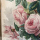 Watercolor "Bouquet of roses", framed and signed