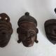 Lot de 3 masques Himalayens vintage