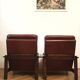 Brown vintage armchairs, 1960s