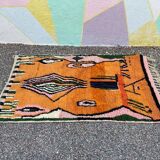 Moroccan orange rug- Berber Rug 150/250cm