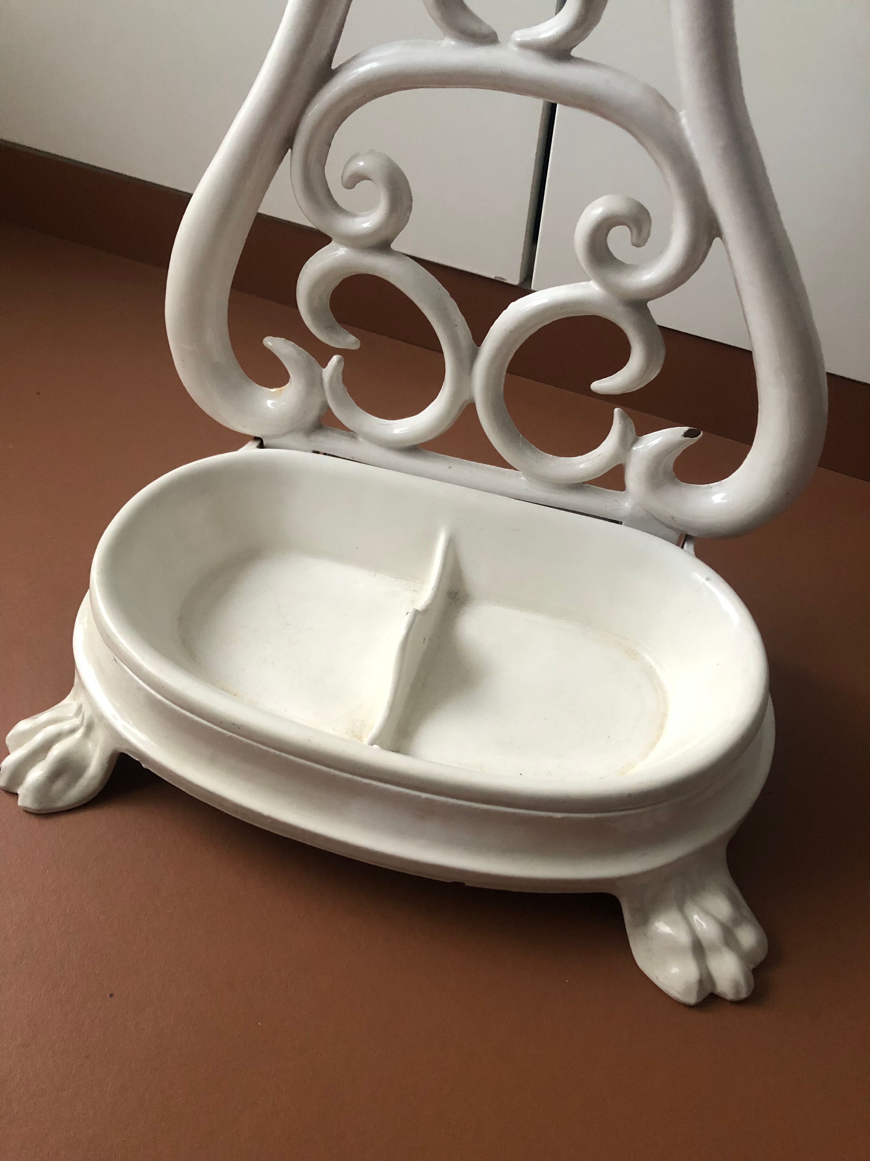 Old cast iron umbrella holder