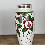 Art Deco - Lunéville mantelpiece set with vases and planter