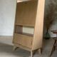 Vintage pyramidal bookcase secretary desk
