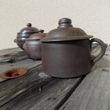 Norman pottery bowls and cups