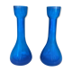 Blue glass soliflore
