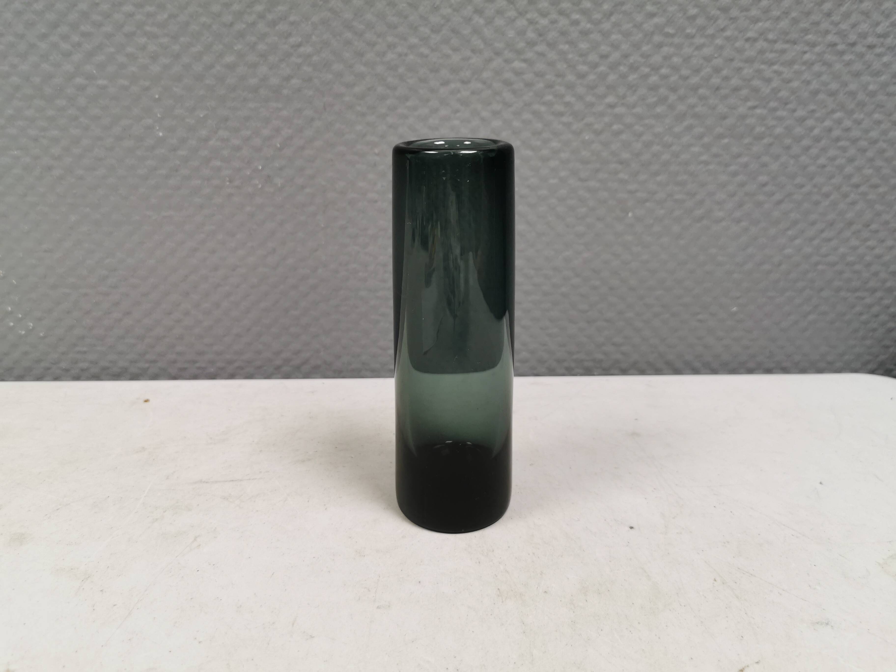 Vase in a ‘smoked’ colour by Per Lütken for Holmegård, 1960, Denmark