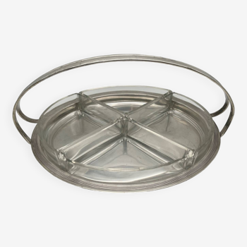 Christofle silver plated serving dish