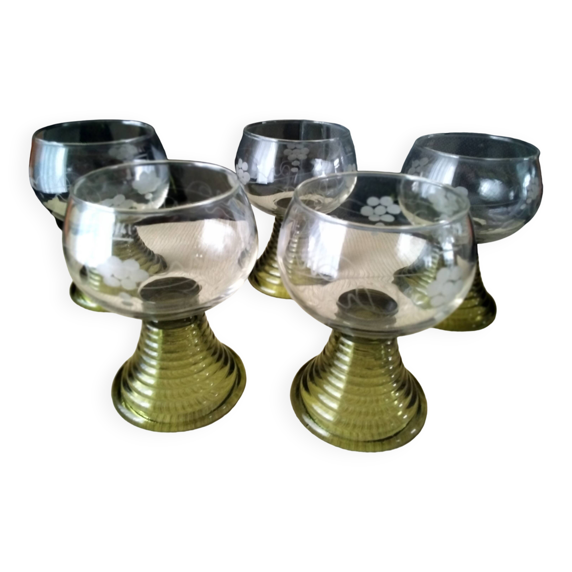 5 Large Alsace wine tasting glasses 250 ml