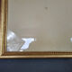 Old frame beaded decoration, gilded stucco wood
