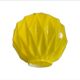Suspension verre opalin jaune des années 60/70