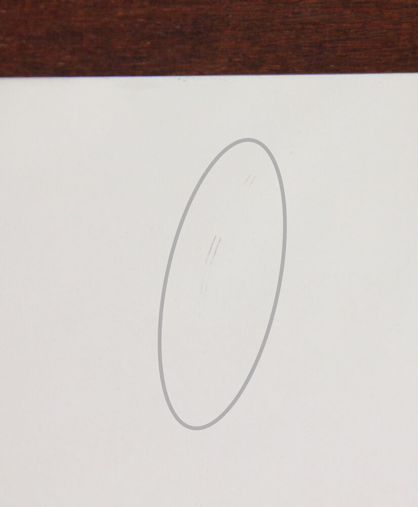 Rectangular teak mirror 1960