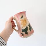 Pretty pitcher in old slurry, first part of the twentieth century