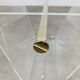Plexiglas and brass magazine rack, David Lange, 1970s