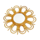Rattan Mirror, type sun, England 70s 51 cm
