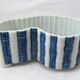 Old Chinese or Japanese blue and white porcelain planter from the late 19th or early 20th century