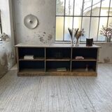 Double-sided counter with XL oak compartments