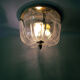 Brass ceiling light and Murano glass. GLASH-TTE LIMBURG. 1970