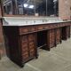 1930s Barber Cabinet | Double Salon Unit with Marble & Mirror