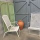 Fauteuils de jardin métal grillage