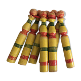Old wooden bowling game