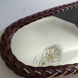 Large rattan mirror 60'