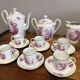 Limoges: 15-piece porcelain coffee service