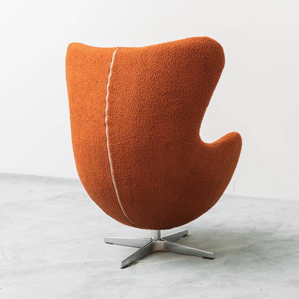 Poltrona en bouclé anni '70 vintage modernariato
