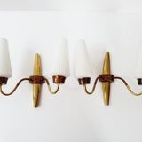 Pair of wall ligths vintage 1950
