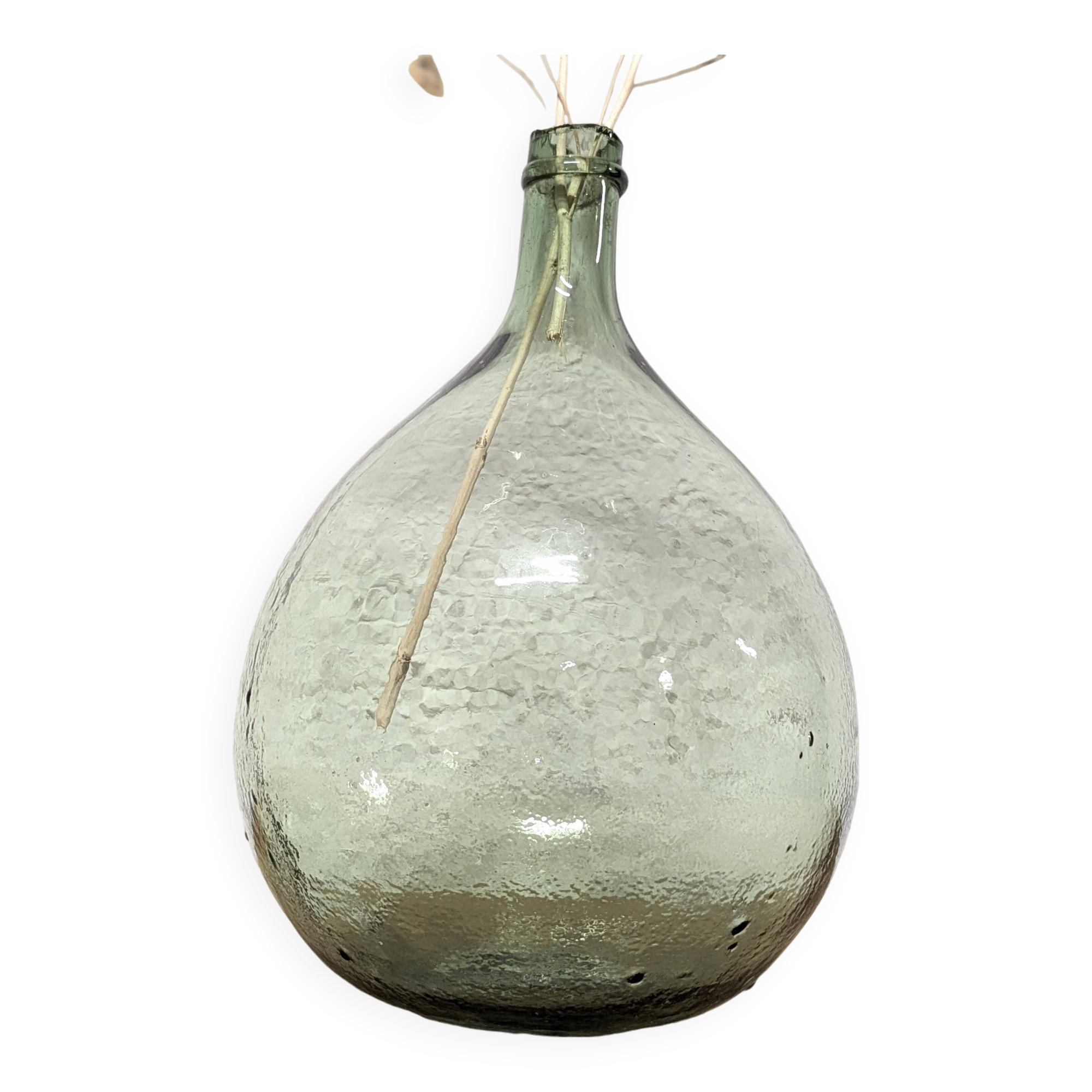 Green demijohn 6 liters