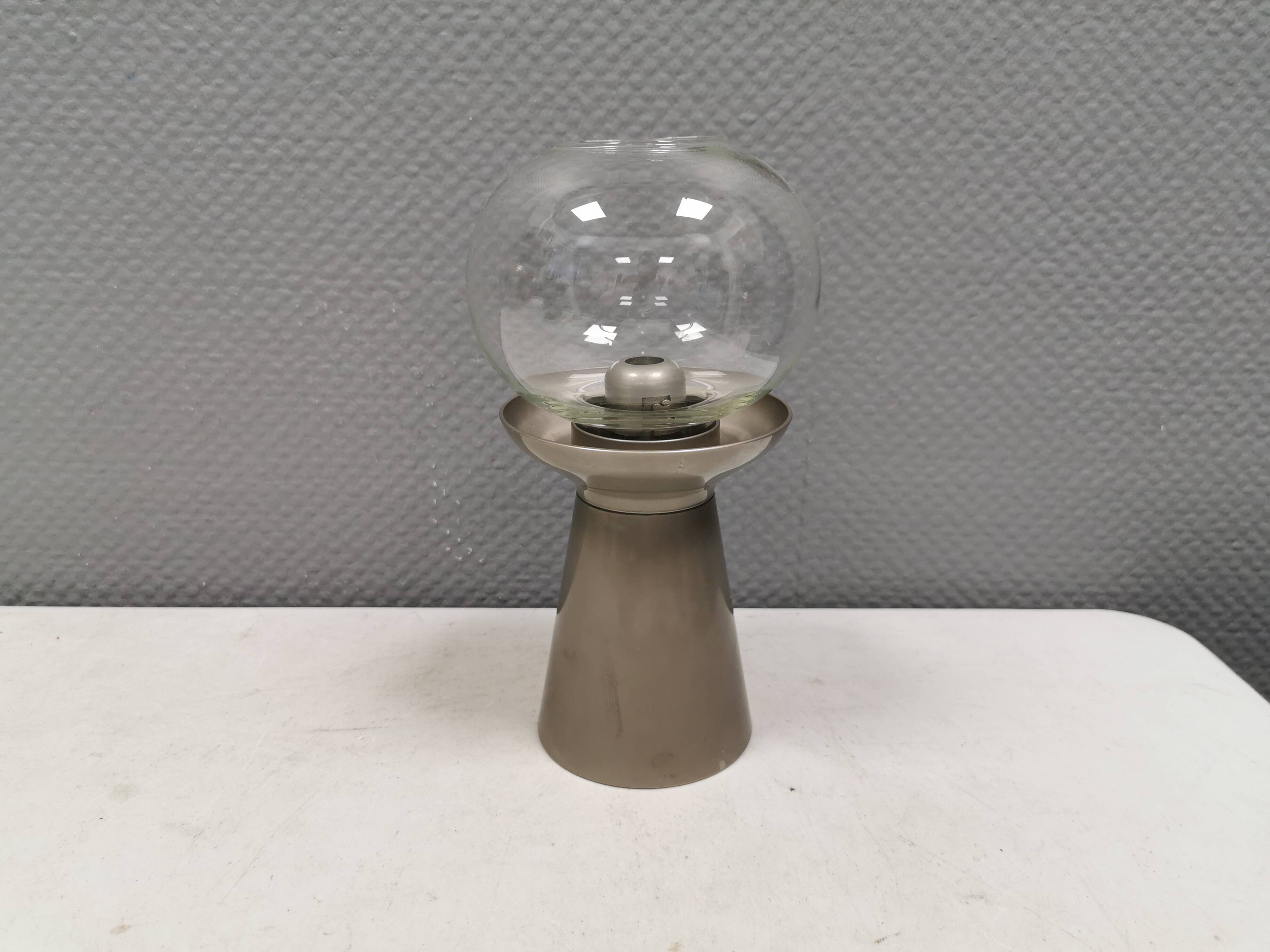 Rare, Föhl hurricane, candle holder. Germany 1960s
